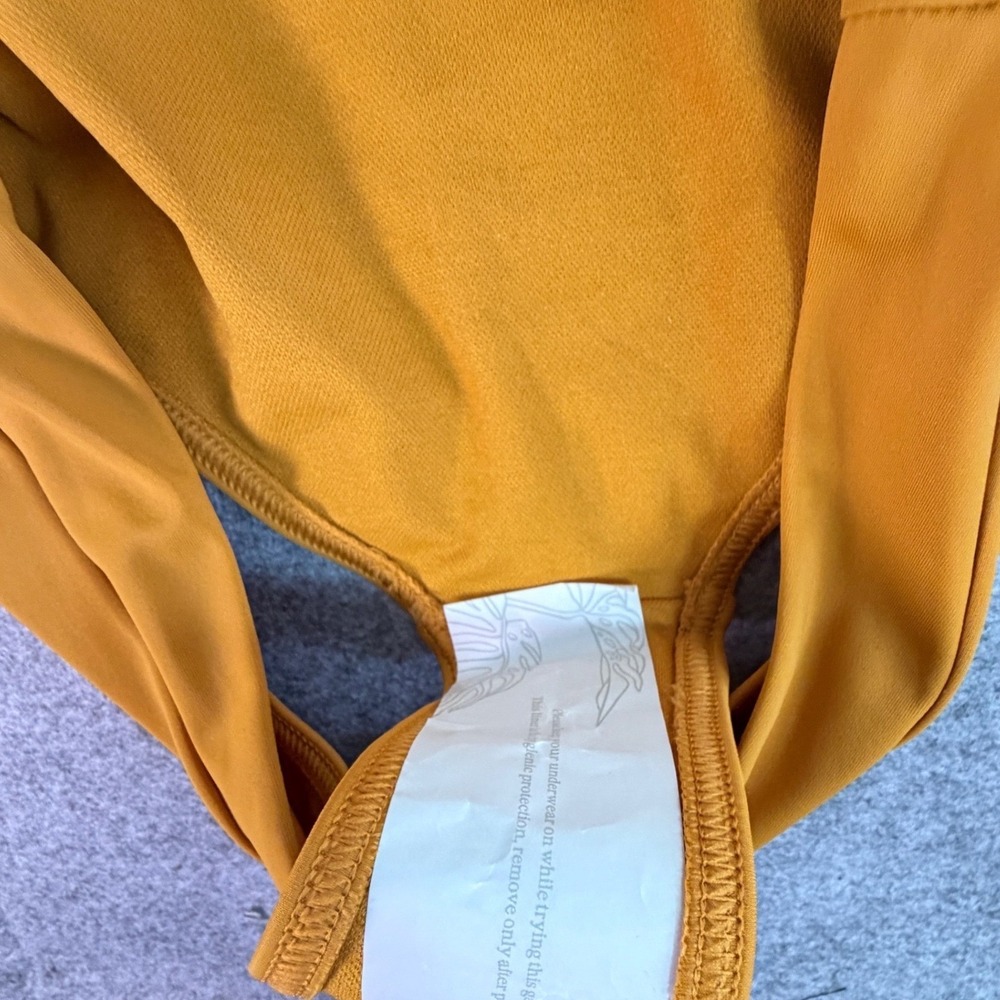 Prana Womens Mustard Yellow ECONYL UPF 50+‎ Bikini Bottoms Small NWT - Picture 6 of 7